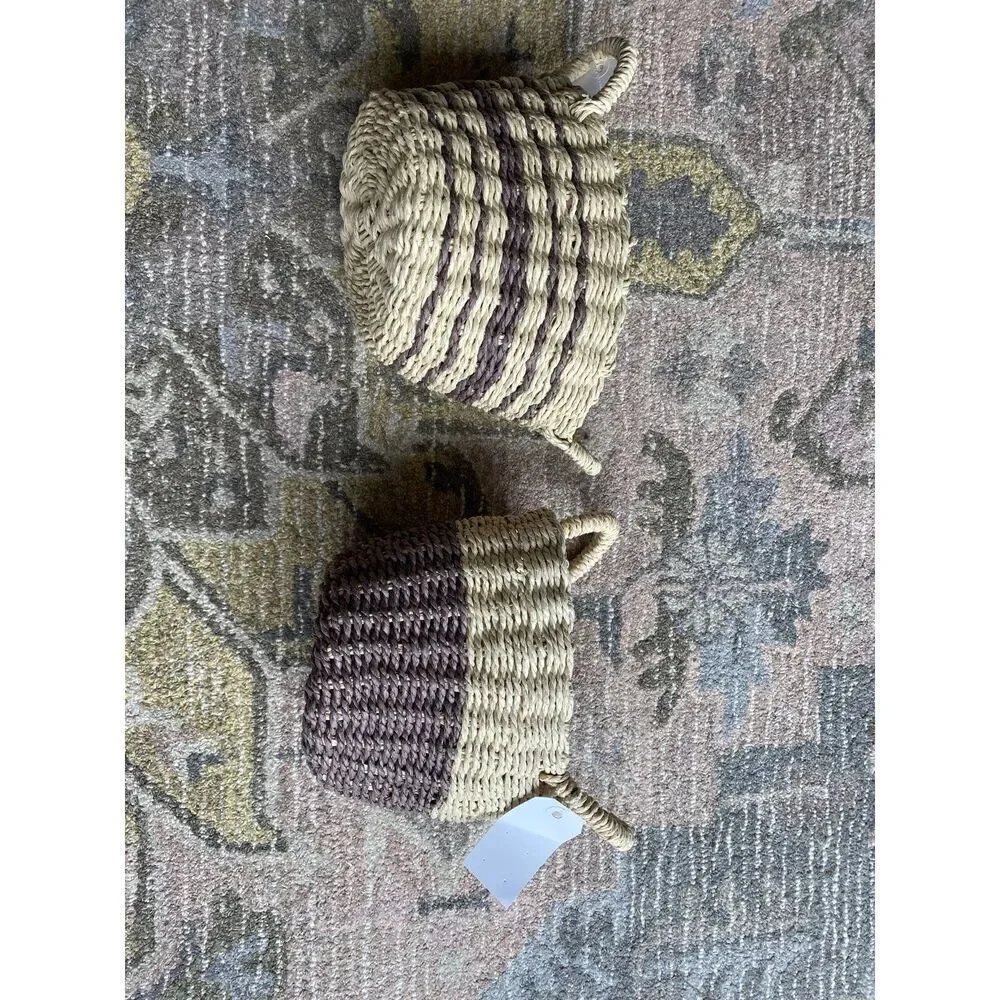 2 Strechy Baskets Stripe Designed